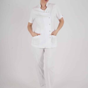 Komplet na kopčanje Aylu bijeli